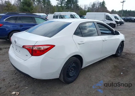 2017 Toyota Corolla Le из США, поврежденный, VIN 2T1BURHE4HC959954